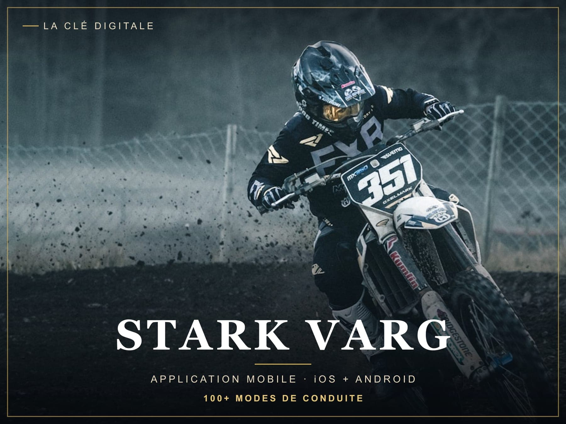 Application mobile de la moto électrique Stark Varg